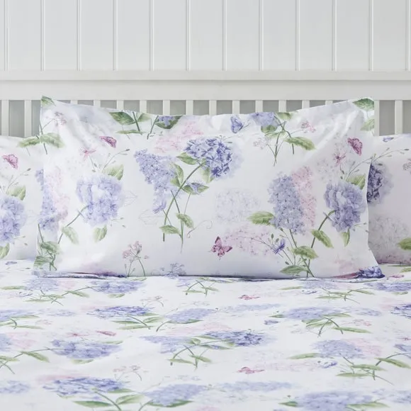 Wild Hydrangea Polycotton Oxford Pillowcase