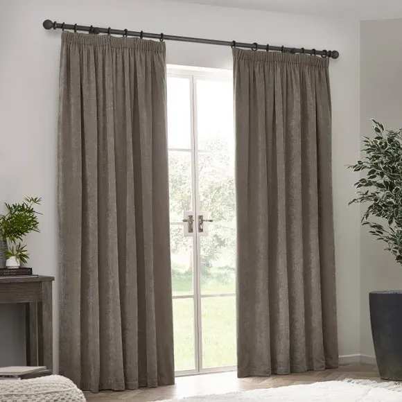 Yard Chenille Pencil Pleat Curtains 1