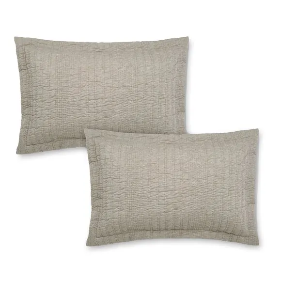 Pineapple Elephant Tamba Jersey Stripe Oxford Pillowcase Pair 2
