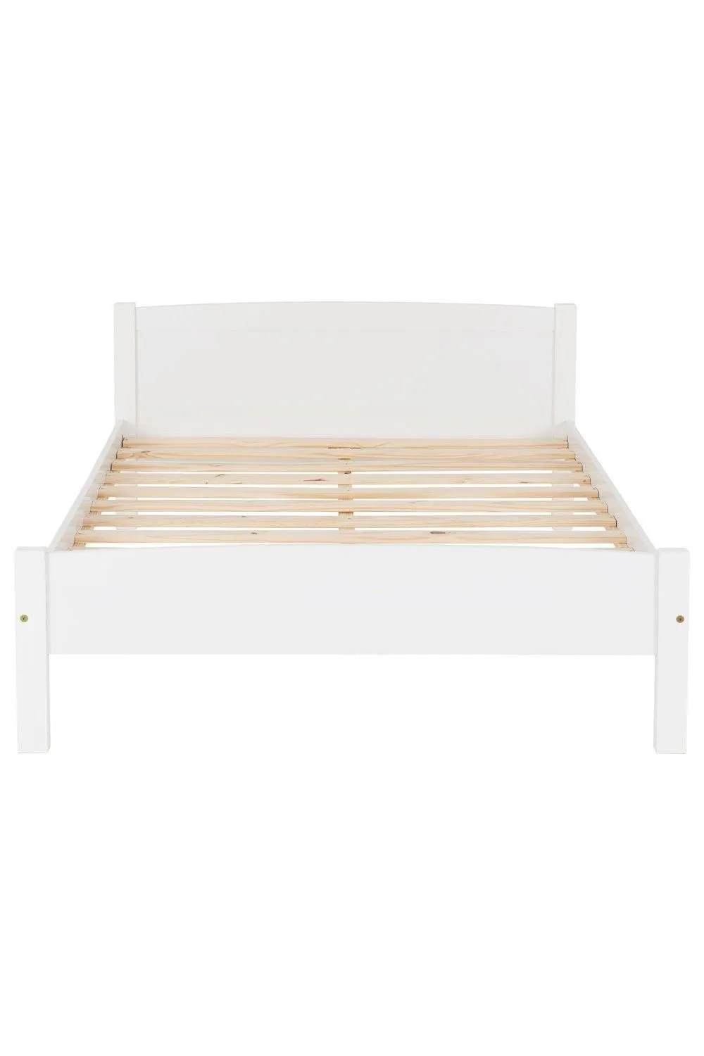 Seconique Amber 4'6" Double Bed in White 3