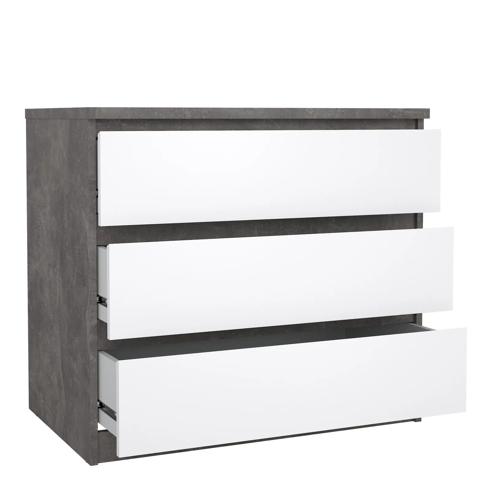 Furniture To Go Naia Chest of 3 Drawers in Grey 4