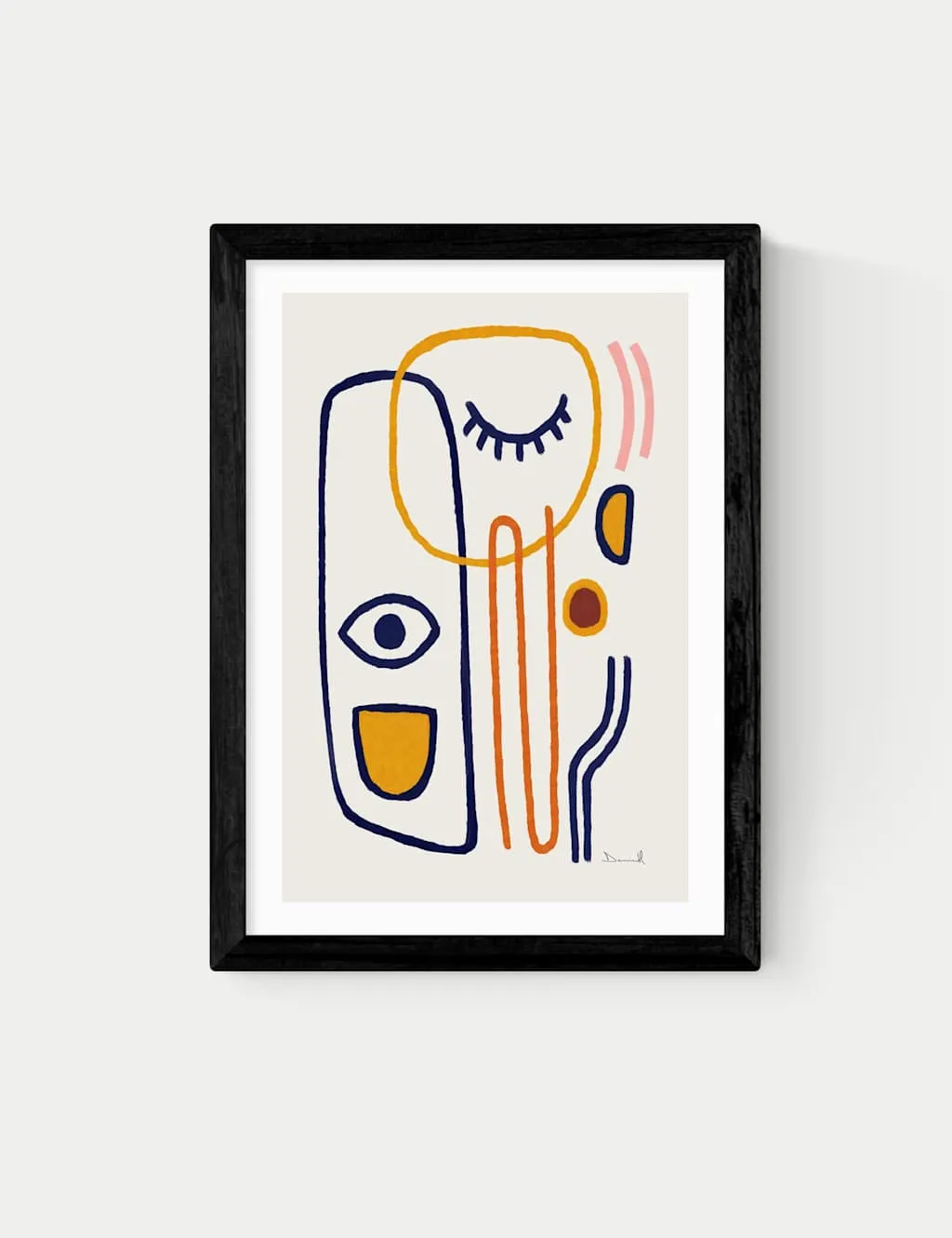 East End Prints Feel Good Framed Art Black