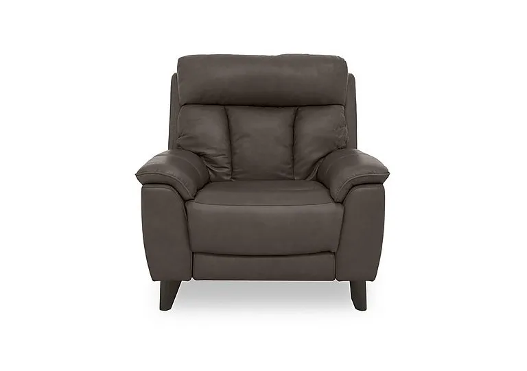 Dreamer Leather Armchair - Dark Chocolate
