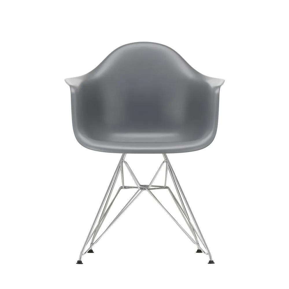Vitra Eames DAR Armchair New Height Vitra Granite Grey Chrome Base 1