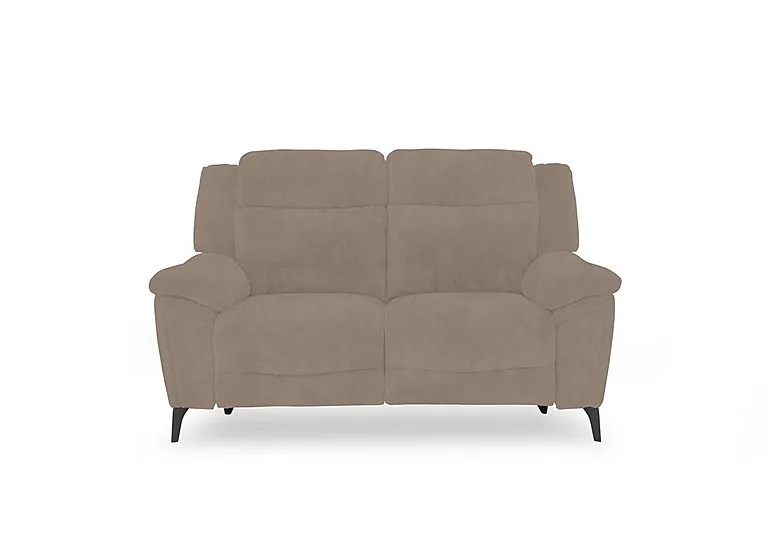 Panache Fabric 2 Seater Power Recliner Sofa with Power Headrests and Heated Seats - Manhattan Nutmeg
