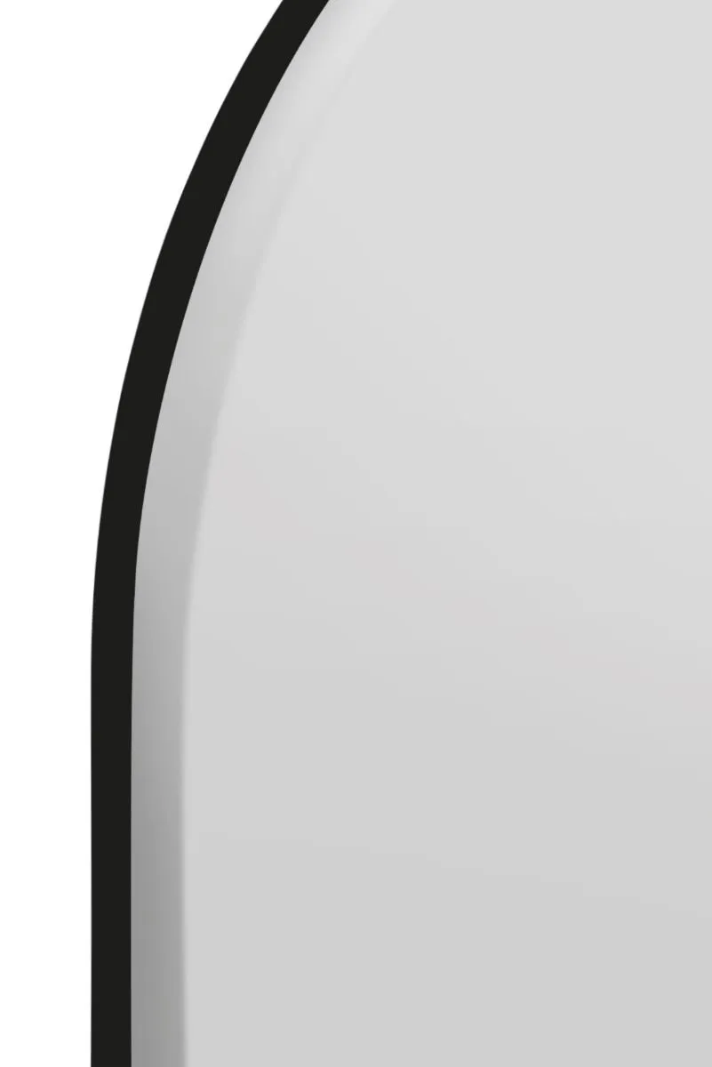 MirrorOutlet Arched Venetian Glass Frame Wall Mirror 2Ft7 X 3Ft11 80 X 120cm in Silver 5