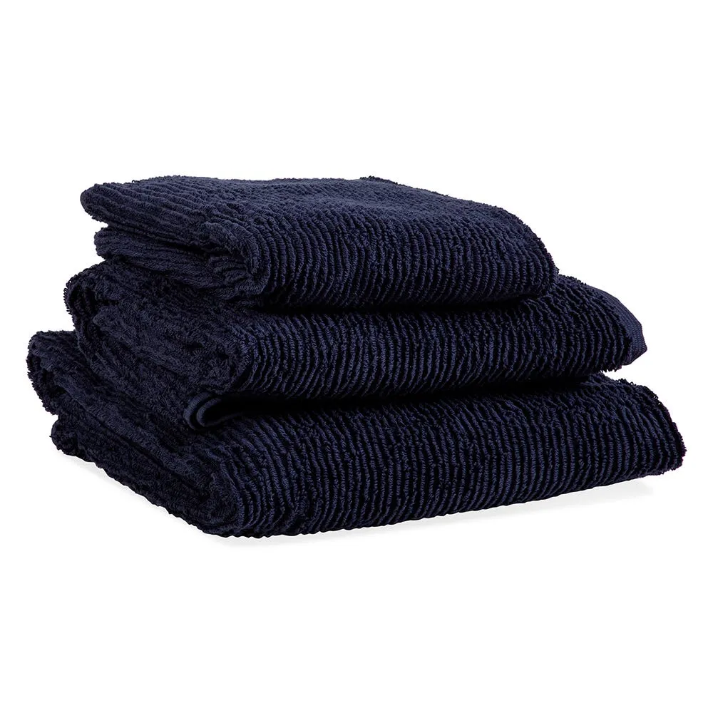 Heal's Organic Hand Towel Navy 50 x 100cm 2