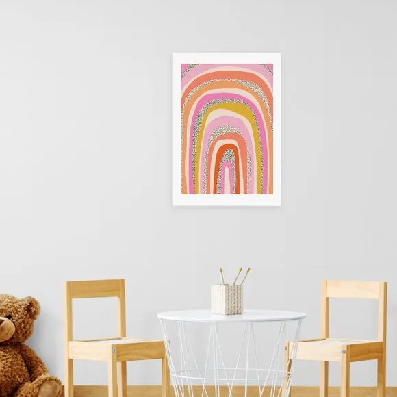 East End Prints Funky Rainbow Arches Print 1