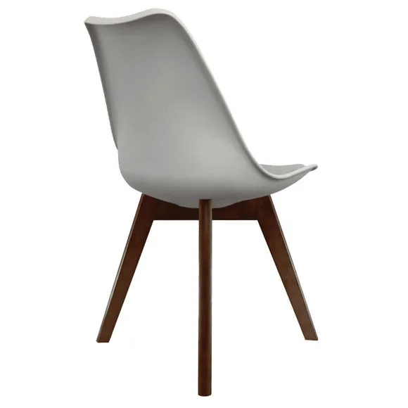 Fusion Living Soho Plastic Dining Chair with Squared Legs 5