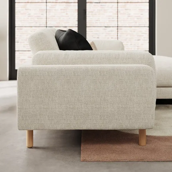 Newton Chunky Tonal Weave Corner Chaise 2