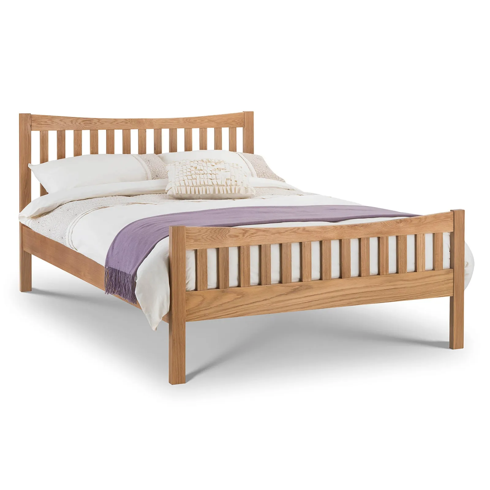 Bergamo Solid Oak Bedstead Natural