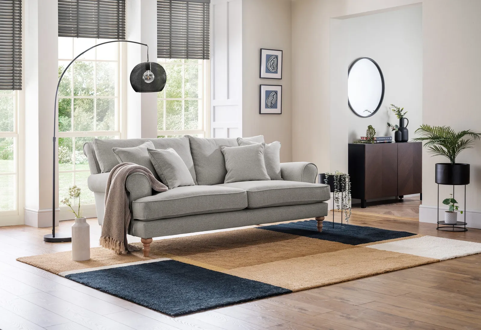 The Great Sofa Company Margot Medium Sofa Faro Linen in Beige