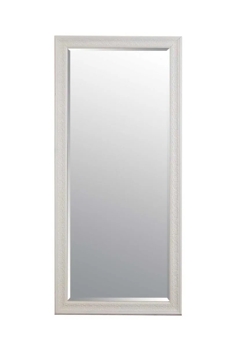 MirrorOutlet Langton White Shabby Chic Dress Mirror 160 x 73 CM 3