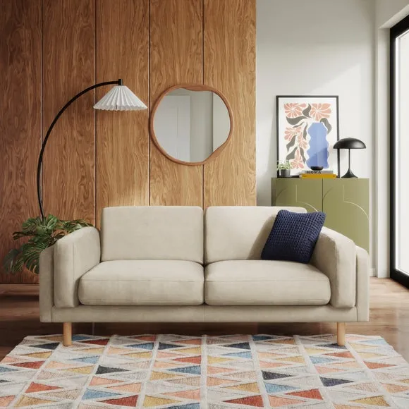 Newton Luxe Chenille 3 Seater Sofa 1