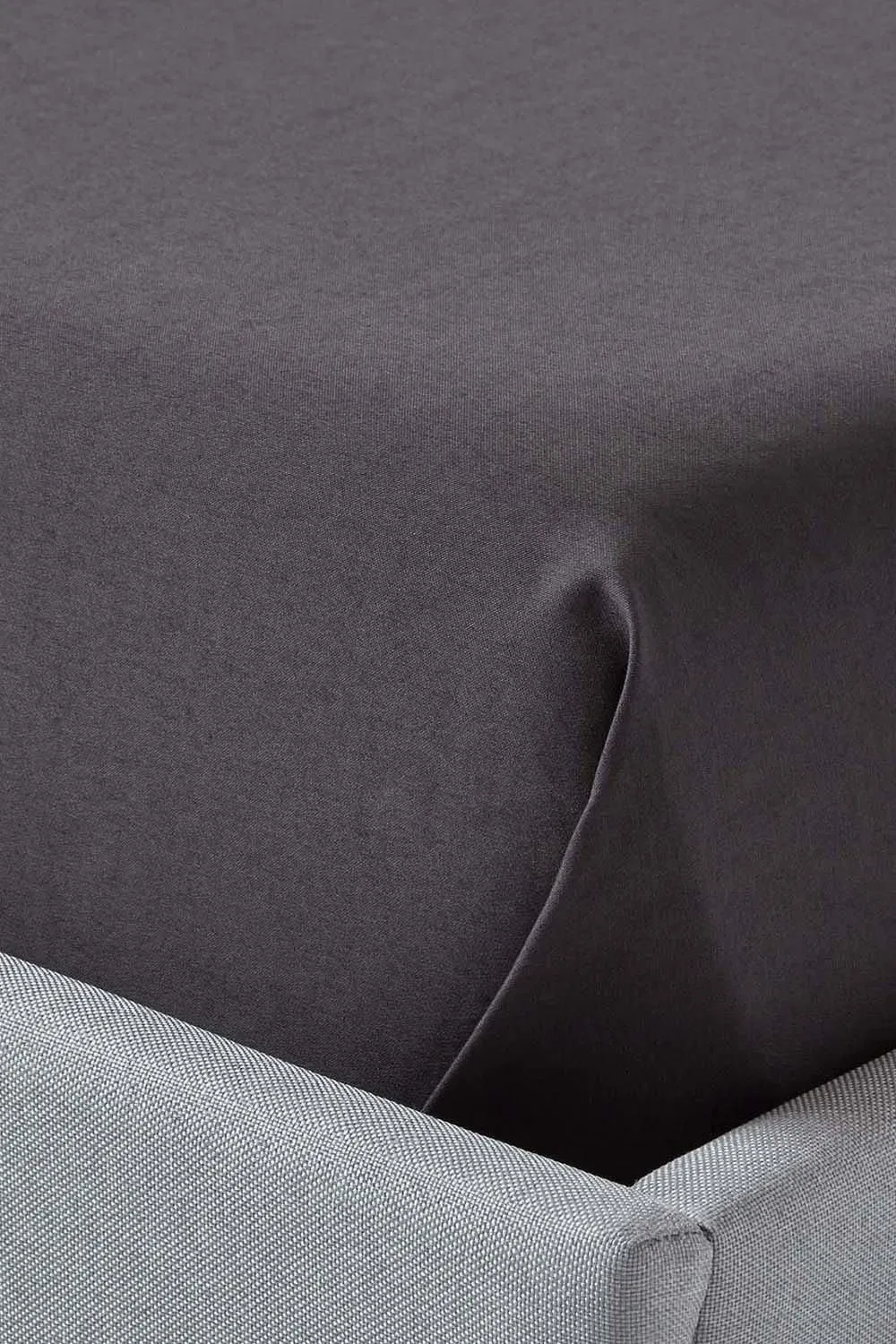 Homescapes Egyptian Cotton Flat Sheet 1000 Thread Count in Charcoal 3