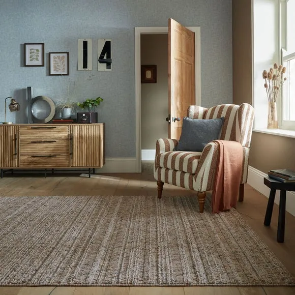 Novara Textured Stripe Rug 1