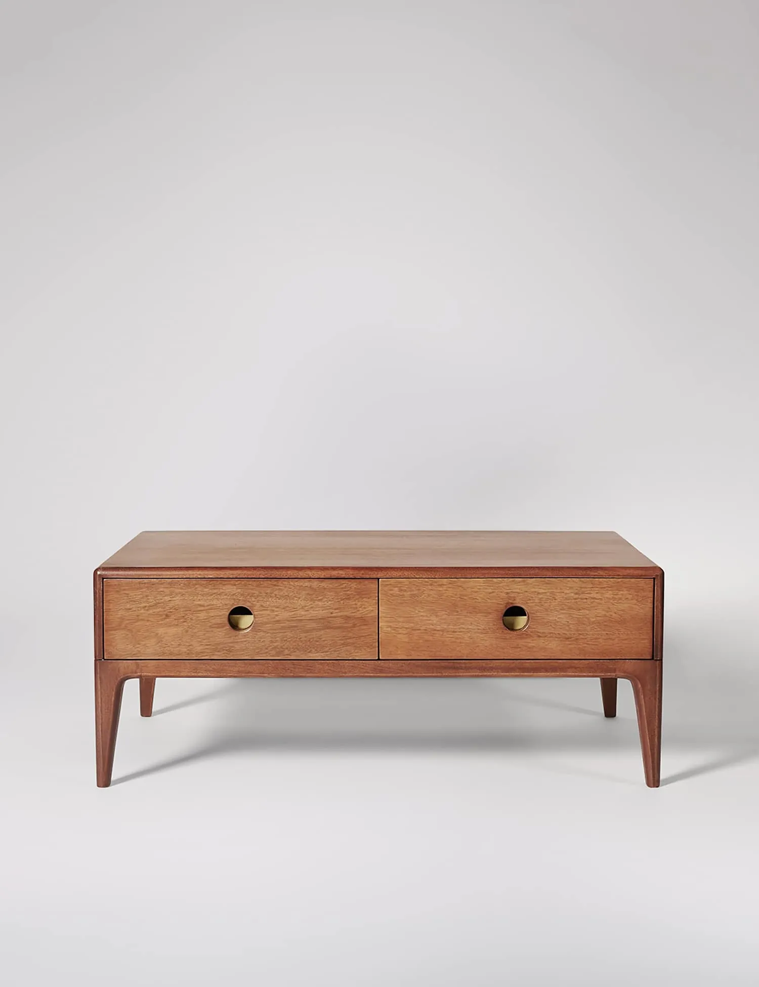 Swoon Nyhavn Mango Wood 2 Drawer Coffee Table Brown