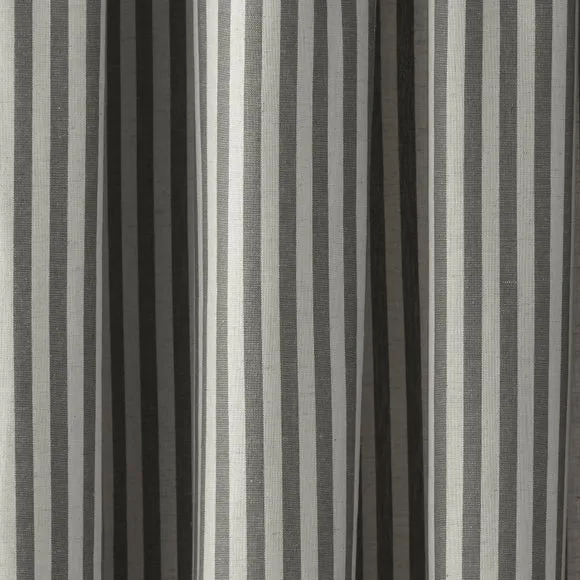 Linford Stripe Unlined Slot Top Curtains 3