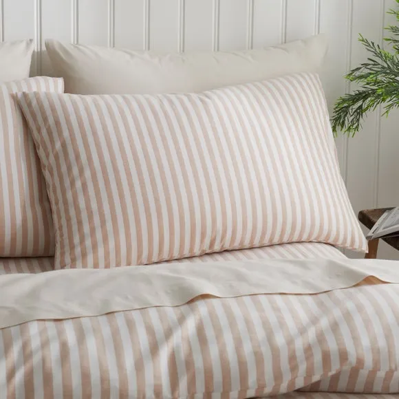 Portloe Stripe 100% Cotton Duvet Cover & Pillowcase Set 2