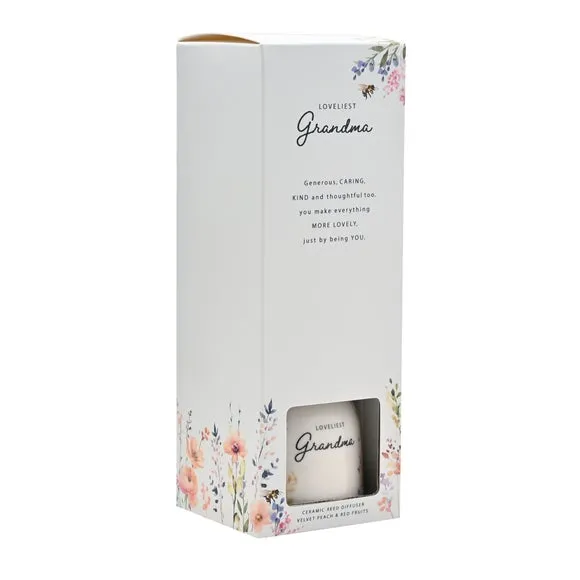 The Cottage Garden Ceramic Reed Diffuser Grandma, Multi 6