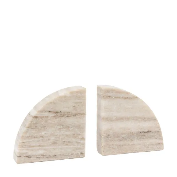 Cedar & Sage Set of 2 Tamera Marble Bookends 4