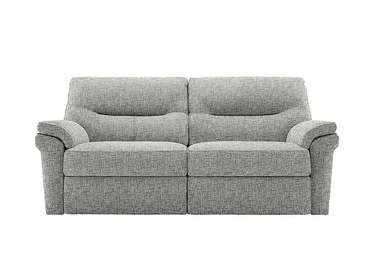 Seattle 3 Seater Fabric Power Recliner Sofa with Heated Seats - Remco Duck Egg