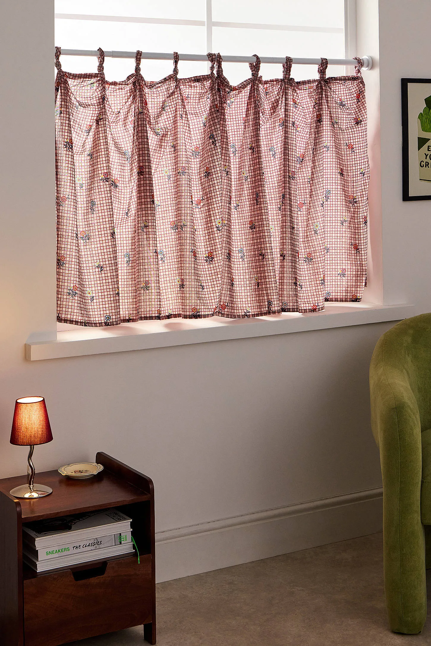 Bailee Check Cafe Curtains 2