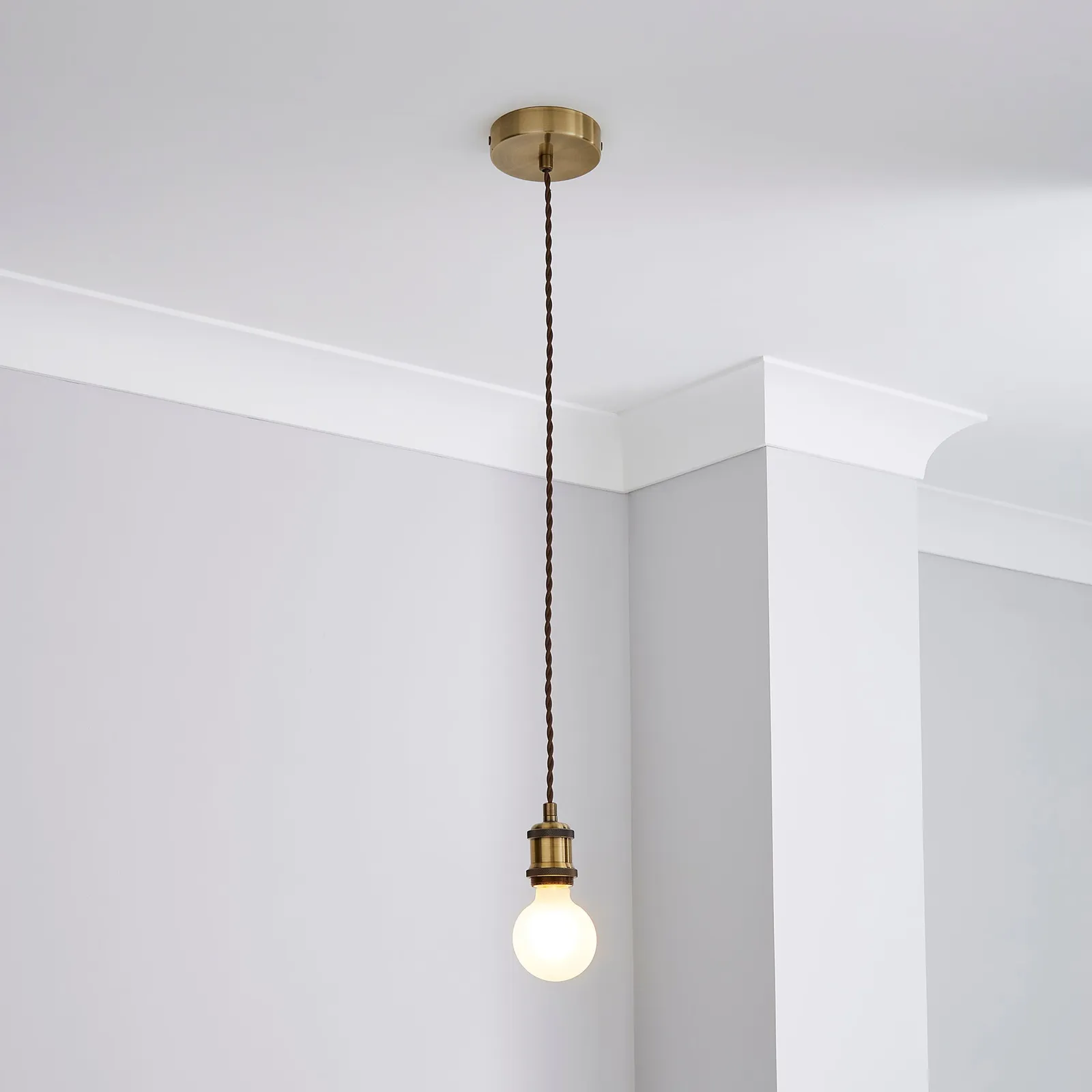 Charlie Industrial Adjustable Pendant Flex Ceiling Light Cable