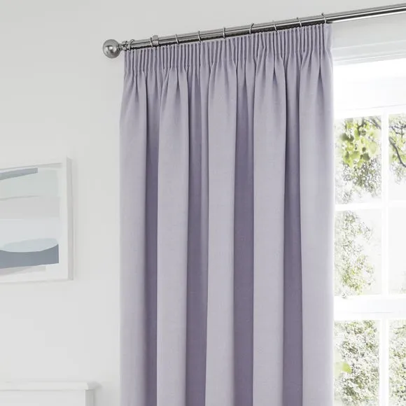 Tyla Blackout Pencil Pleat Curtains 1