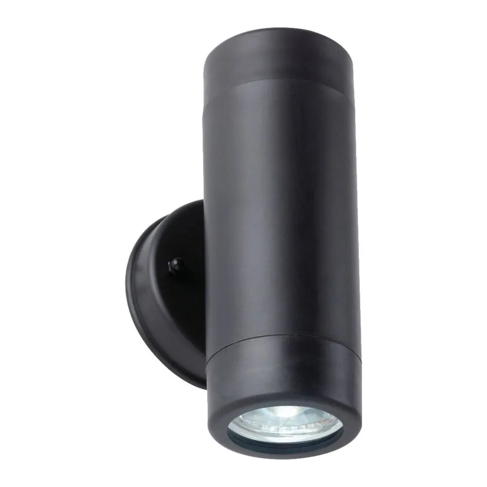 First Choice Lighting Gale - Polypropylene Coastal Black Up Down Wall Light