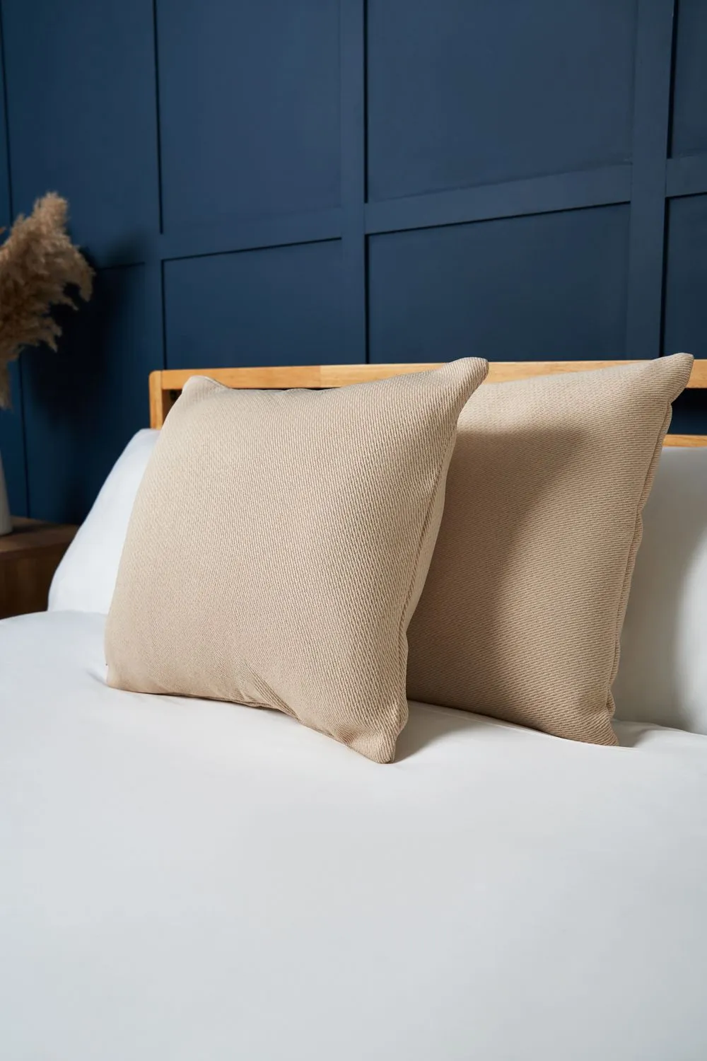 BHS Snow Fleece Cushion in Gold 1
