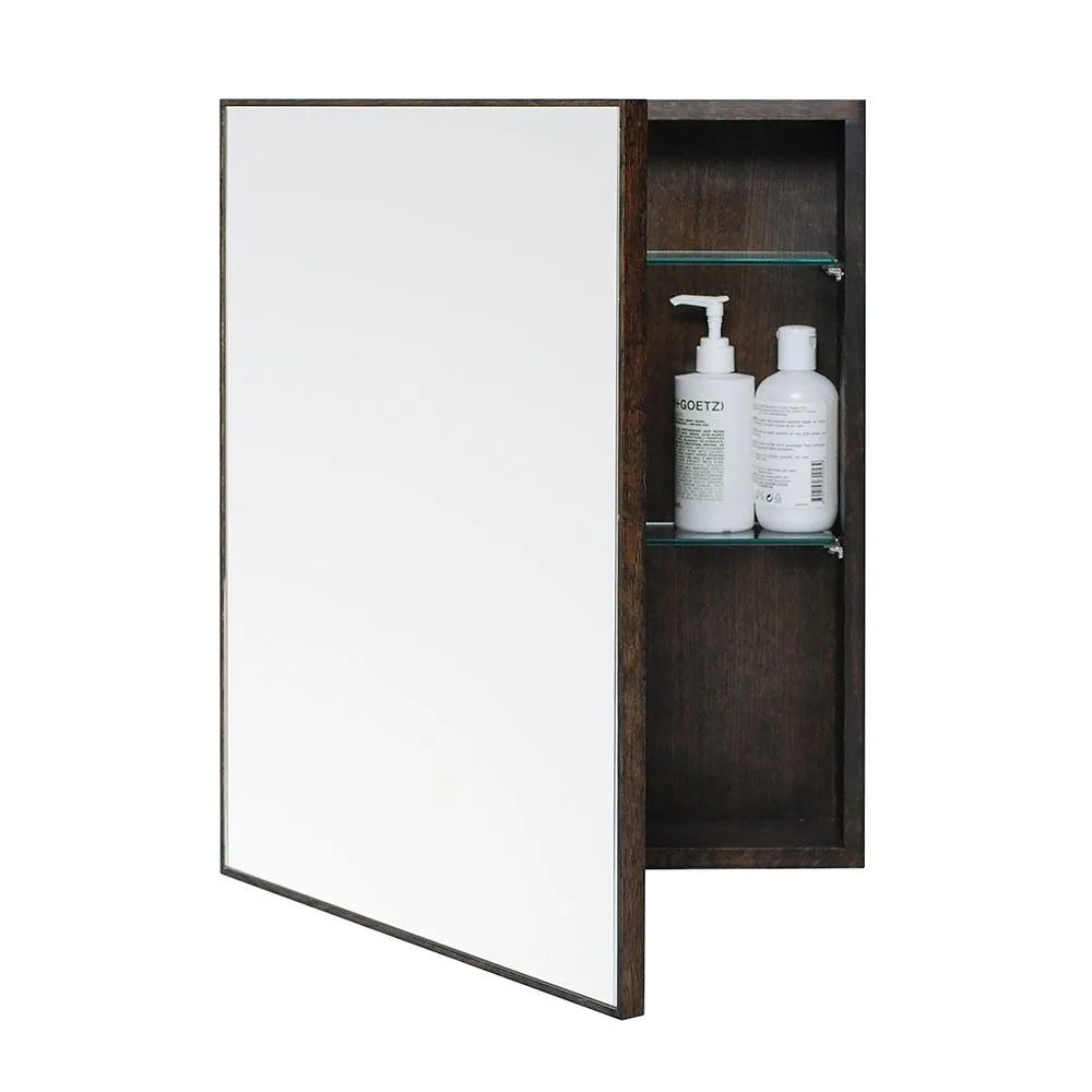 Wireworks Bath Cabinet Slimline 550 Dark Oak 2