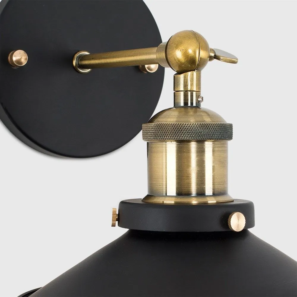 ValueLights Colonial Industrial Gold Indoor Wall Lantern 4