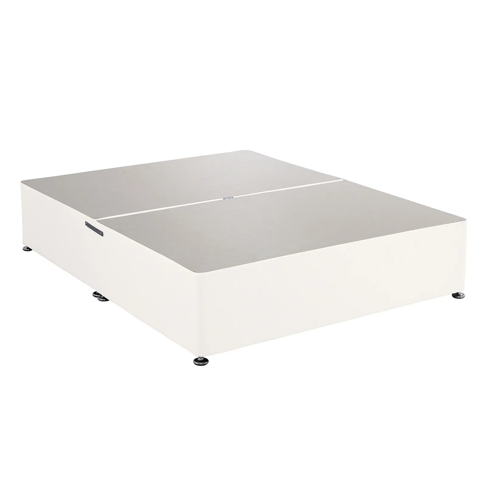 Universal Natural Linen Divan Base White