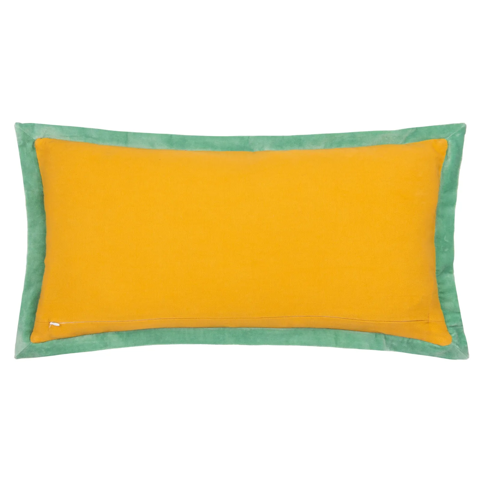 Paoletti Casa Abstract Embroidered Cushion in Yellow 3