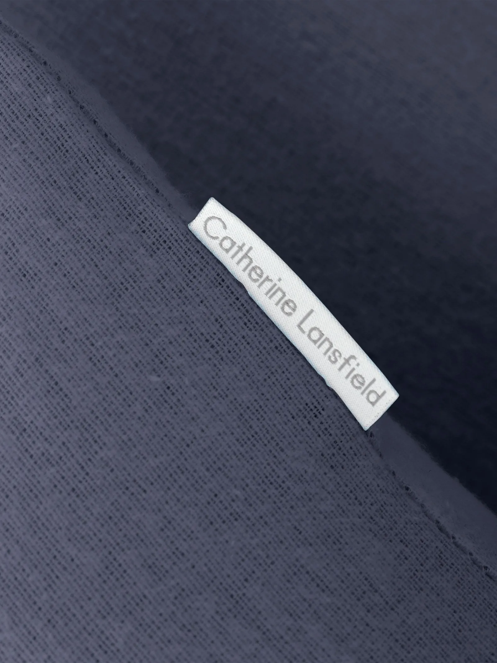 Catherine Lansfield 'Brushed Cotton' Pillowcase Pair in Navy 2