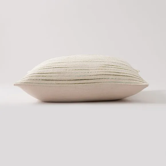 Ava Stripe Sage Cushion 4
