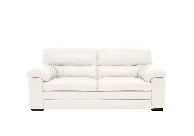 Cozee Leather 2.5 Seater Sofa - BV Star White