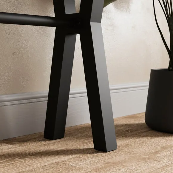 Ezra Console Table, Rustic Wood Effect 5