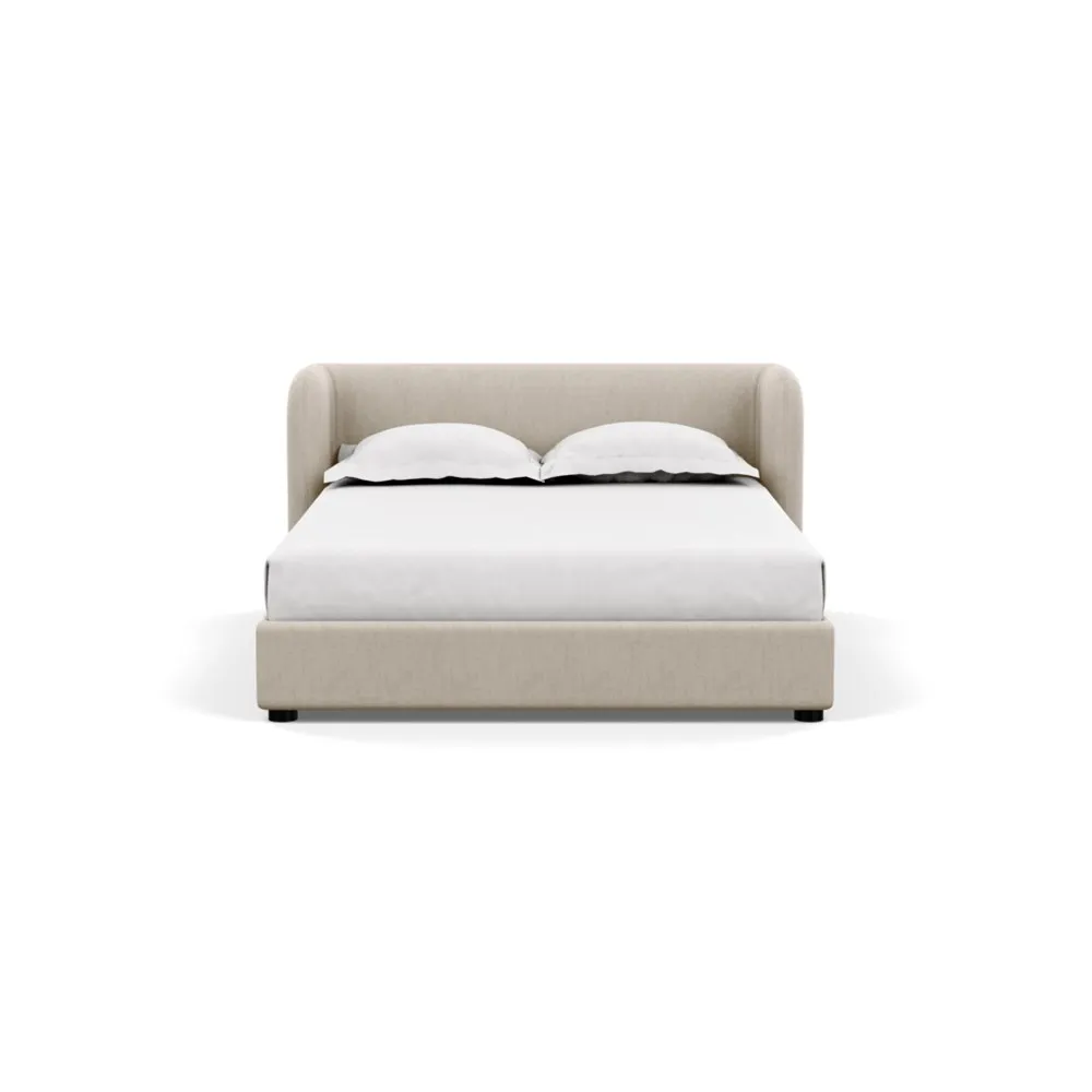 Scp Group Bed Double Broad Weave Putty 1