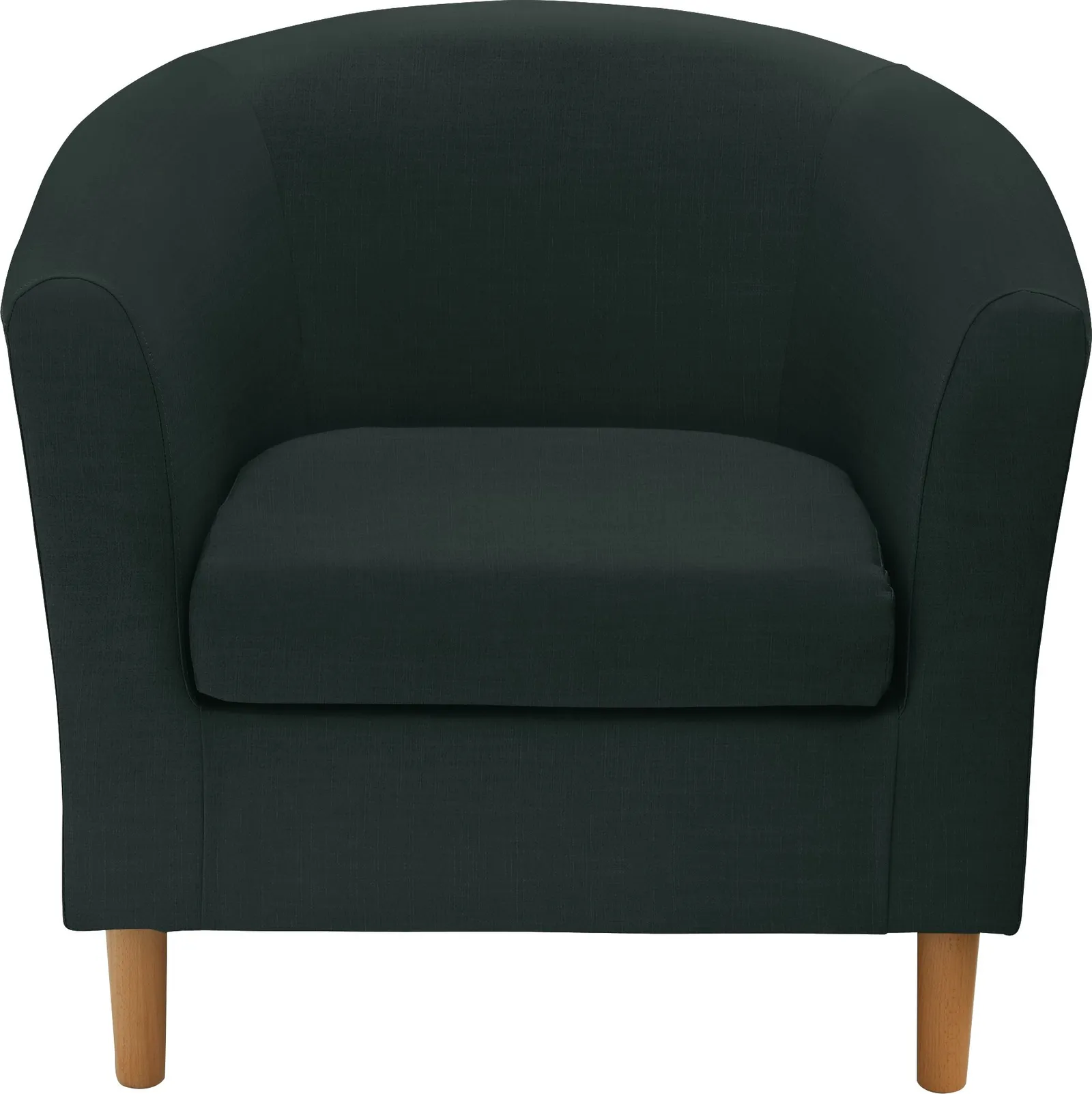 Argos Home Fabric Tub Chair - Black