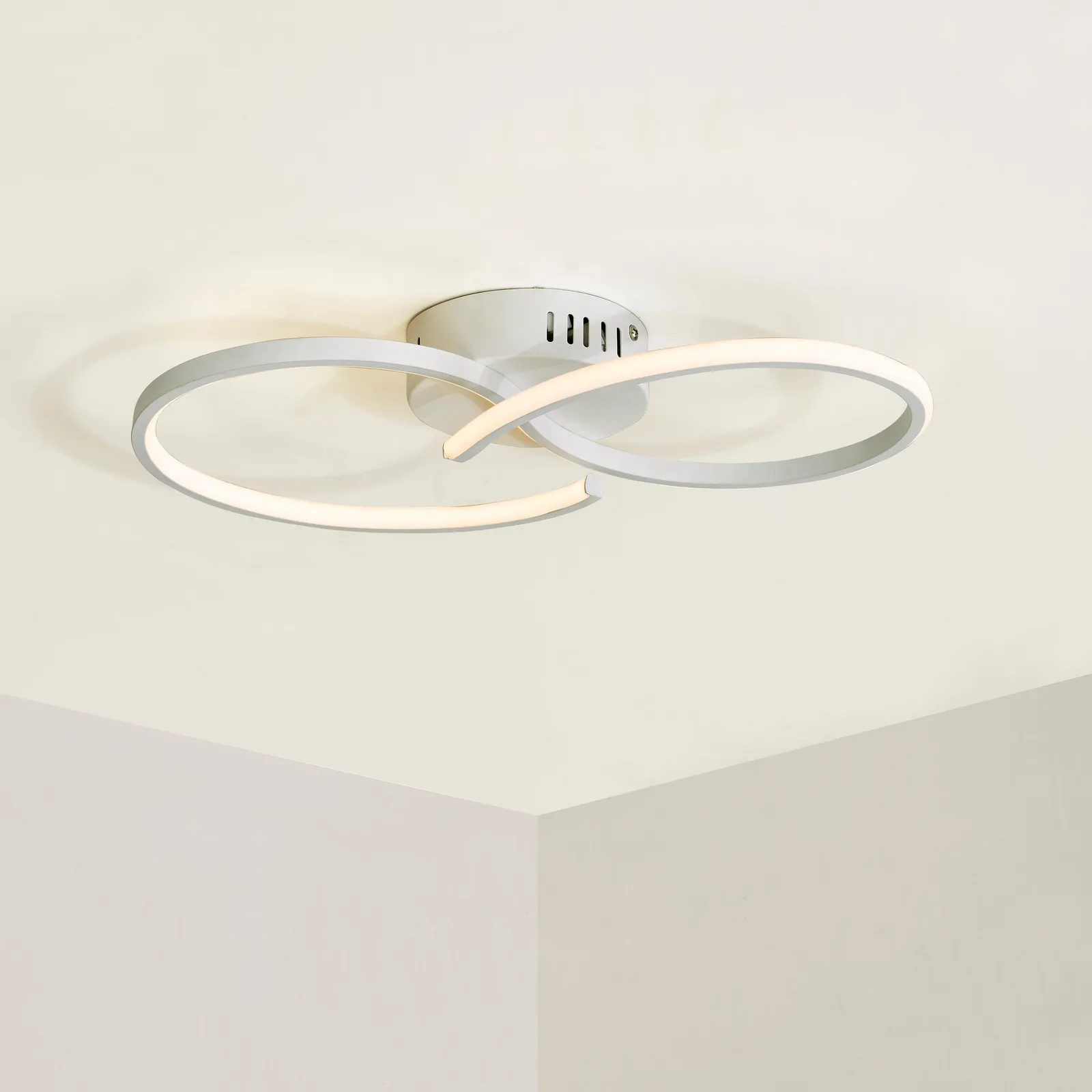 Infinity LED Ceiling Fitting White