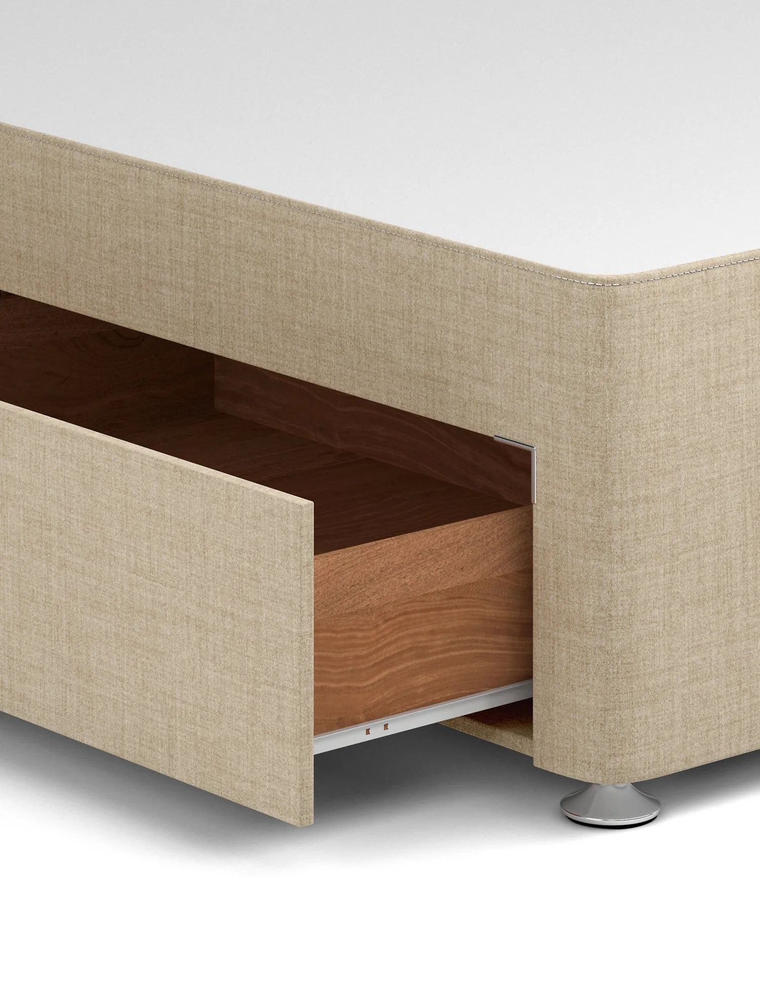 M&S Classic firm top 1+1 drawer divan 3ft