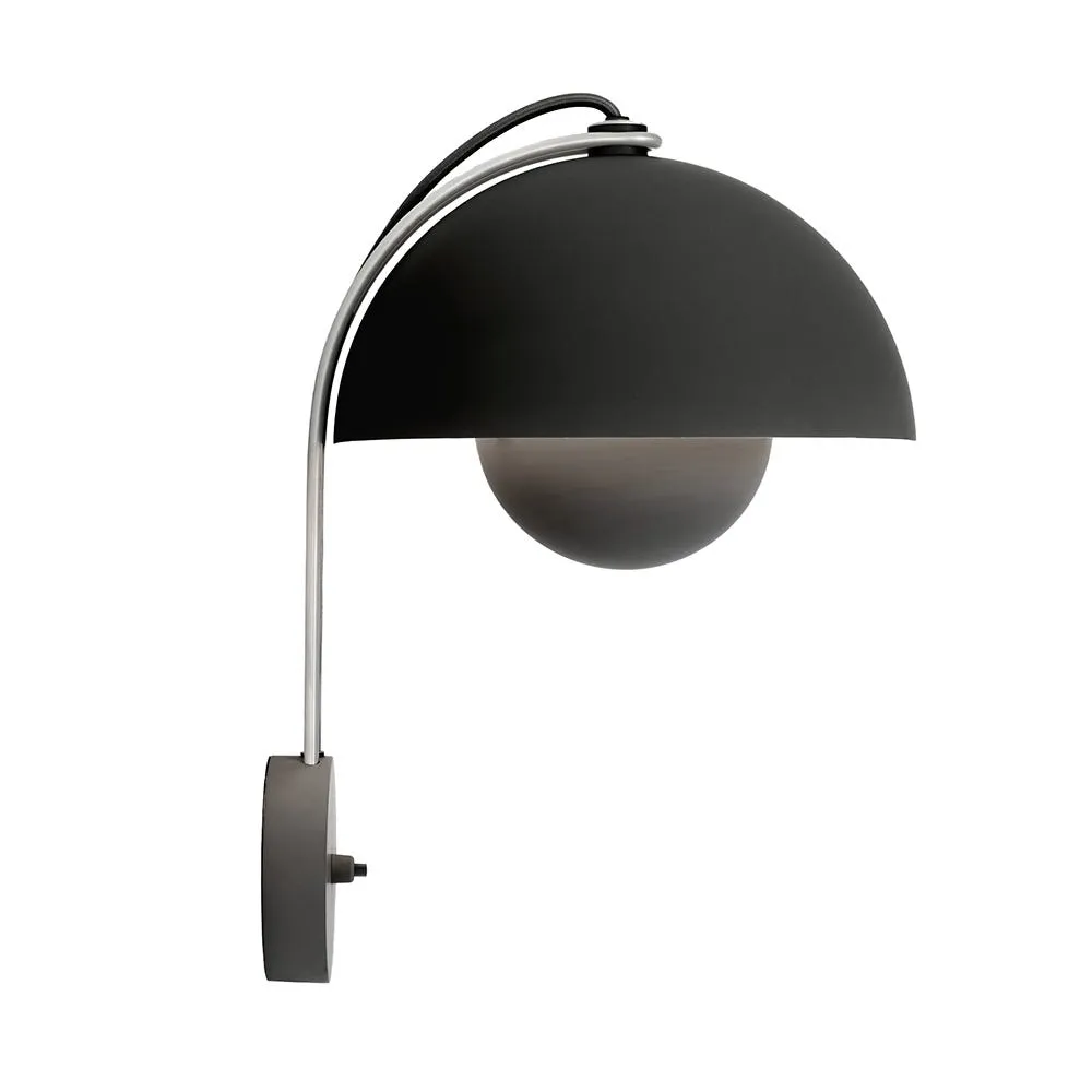 &Tradition Flowerpot Wall Light Matt Black 2
