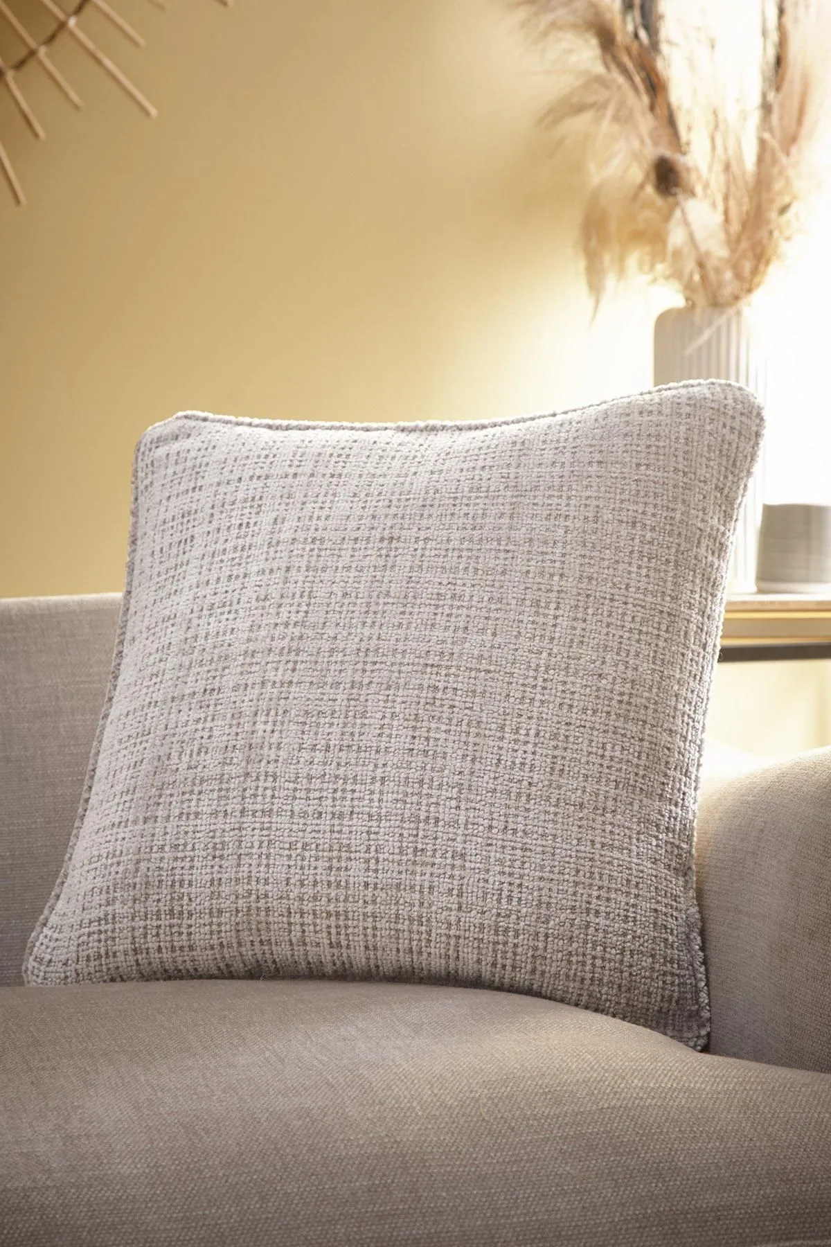 Appletree 'Alba' Textured Chenille Filled Cushion in Natural