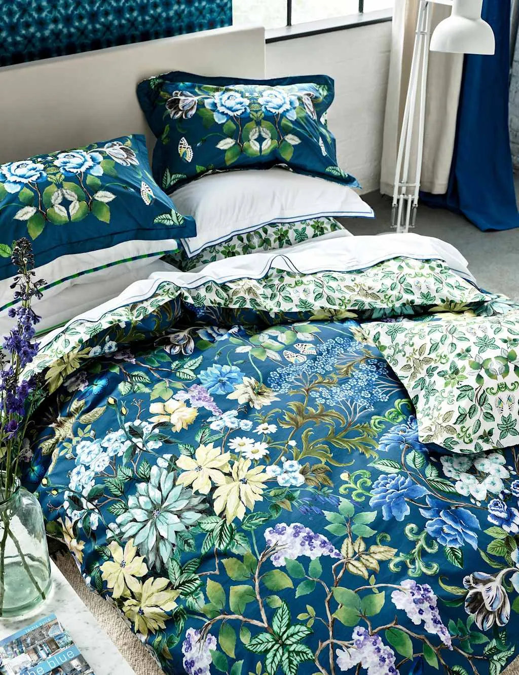 Designers Guild Pure Cotton Percale Eleonora Bedding Set Multi
