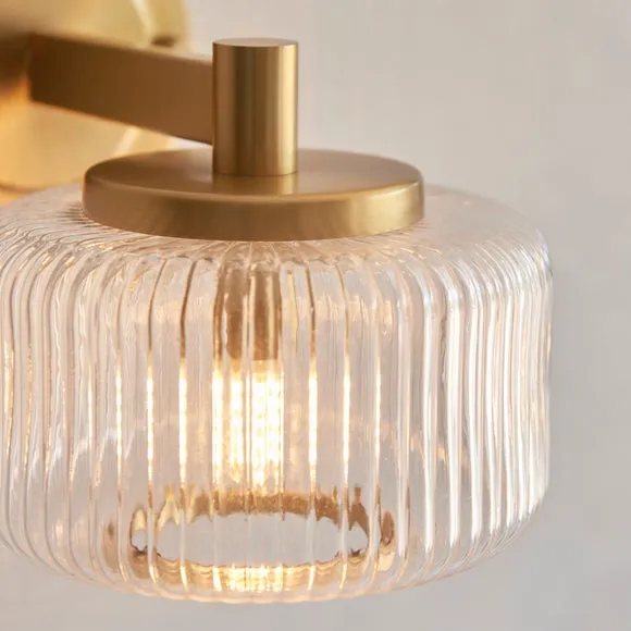 Vogue Jake Ribbed Wall Light 3