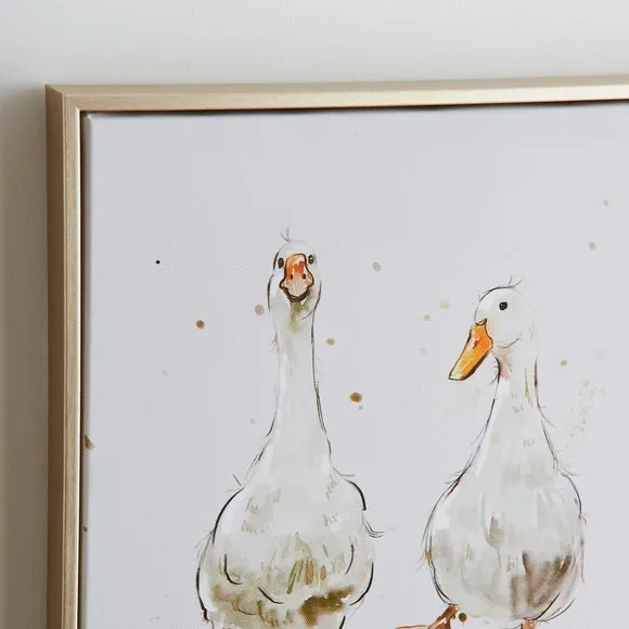 Darcy Duck Framed Canvas 2