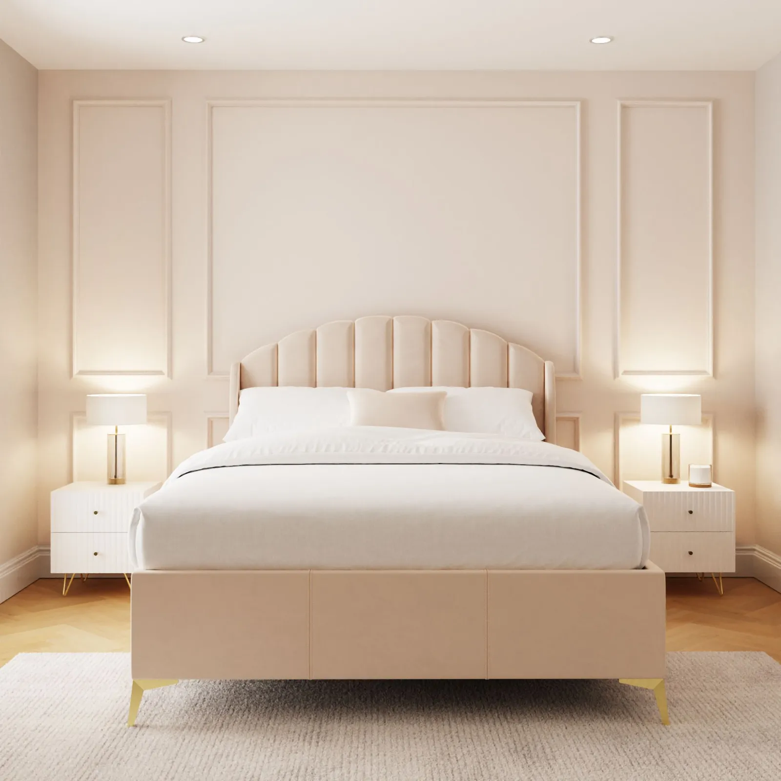 GFW Pettine End Lift Ottoman Storage Bed in Natural 3