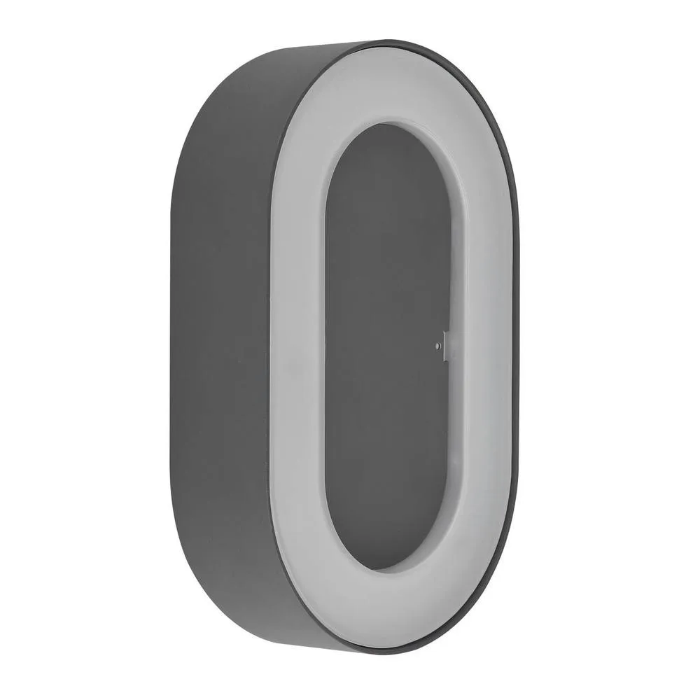 Netlighting Sura Outdoor Flush Wall Lamp Anthracite IP54 LED 3000K in Grey 2